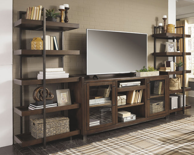 Starmore - TV Stand Dark Brown 3 Pc. - Enertainment Center - 70" TV Stand by Signature Design by Ashley® | Bel Furniture
