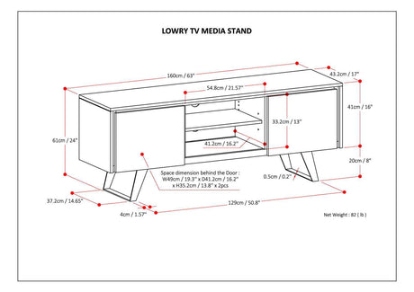 Lowry - Handcrafted, TV Media Stand - view 26