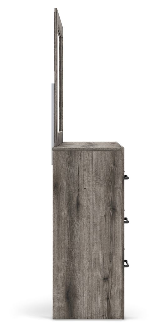 Graystorm - Brown Gray - Dresser And Mirror by Signature Design by Ashley® | Bel Furniture