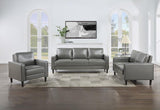 Ruth - Upholstered Track Arm Loveseat by Coaster Fine Furniture | Bel Furniture
