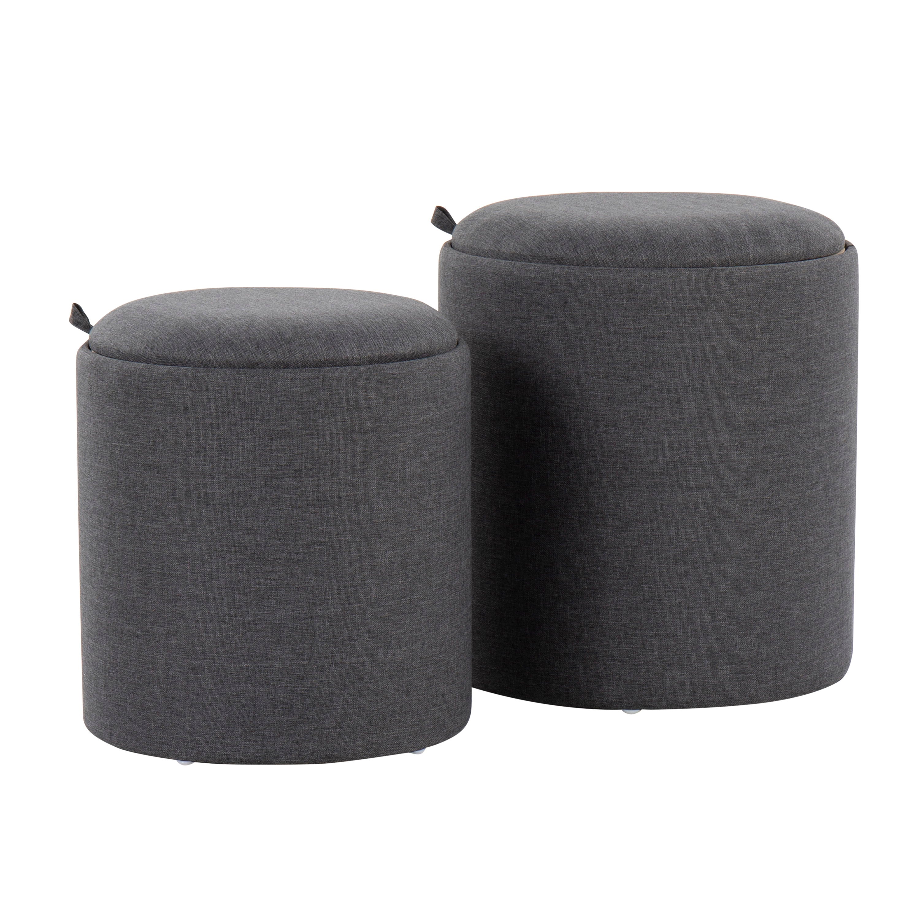 Tray - Contemporary Nesting Ottoman Set