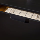 Mid Century Modern 3 Drawer Dresser - Black by Walker Edison | Bel Furniture