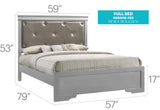 Chic Elegantly Designed Transitional Bed