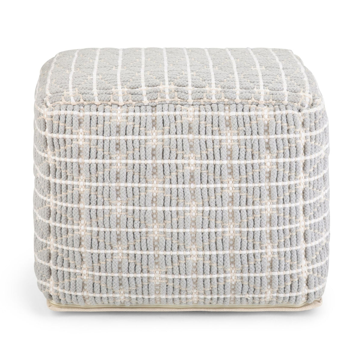 Noreen - Upholstered Square Pouf