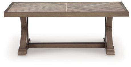 Laguna Heights - Rectangular Cocktail Table - Beige - view 4