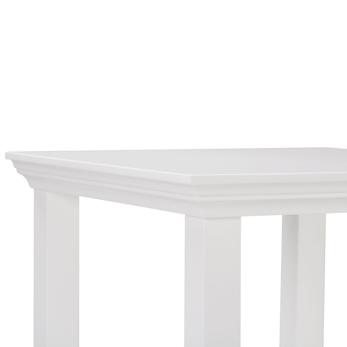 Acadian - Bath Storage Tower - Pure White by Simpli-Home | Bel Furniture