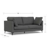 Ava - Mid Century Sofa, Upholstered by Simpli-Home | Bel Furniture