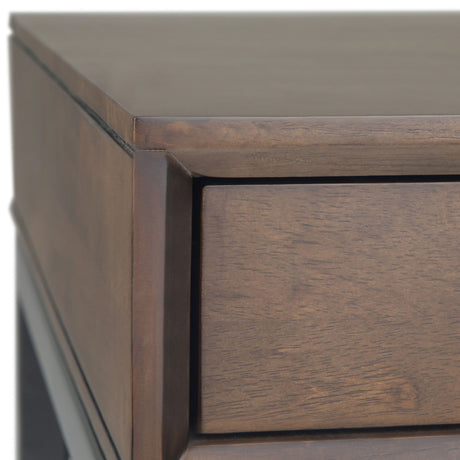Banting - Mid Century Wide Desk, Handcrafted by Simpli-Home | Bel Furniture