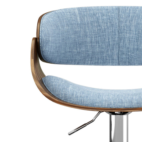 Amery - Mid Century Modern Adjustable Swivel Bar Stool by Simpli-Home | Bel Furniture
