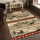 Nature's Nest - GC_CBL3005 Lodge Area Rug by Icona Home Decor | Bel Furniture