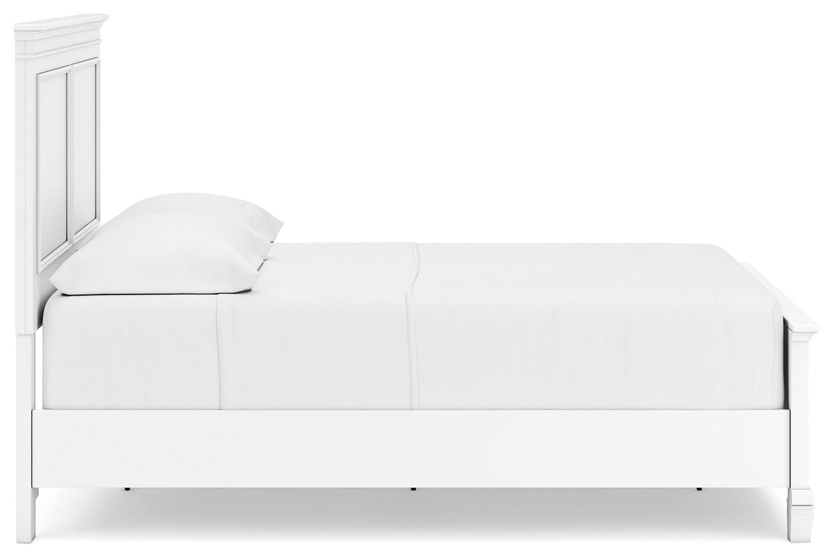 Fortman - Full Panel Bed - White