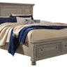 Lettner - Panel Storage Bed Gray by Signature Design by Ashley® | Bel Furniture