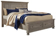 Lettner - Panel Storage Bed Gray by Signature Design by Ashley® | Bel Furniture