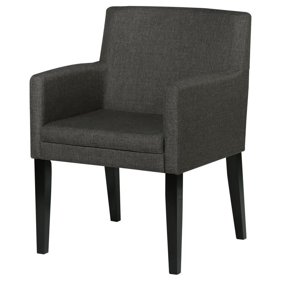 Catherine - Upholstered Dining Arm Chair (Set of 2) - Gray by Coaster Fine Furniture | Bel Furniture