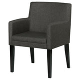 Catherine - Upholstered Dining Arm Chair (Set of 2) - Gray by Coaster Fine Furniture | Bel Furniture
