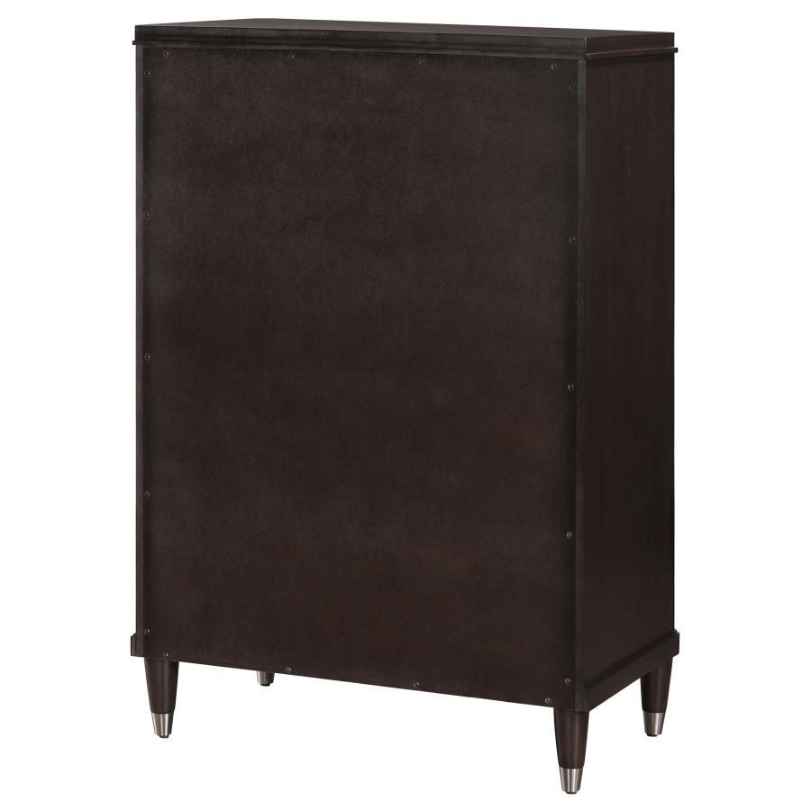 Emberlyn - 5-Drawer Bedroom Chest - Brown by Coaster Fine Furniture | Bel Furniture