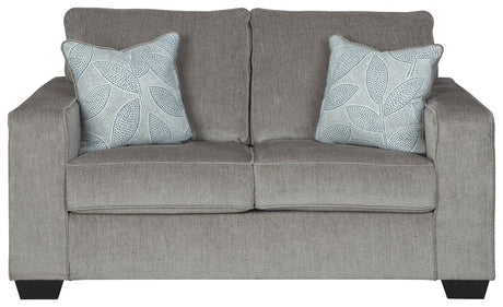 Altari - Stationary Loveseat Gray by Signature Design by Ashley® | Bel Furniture