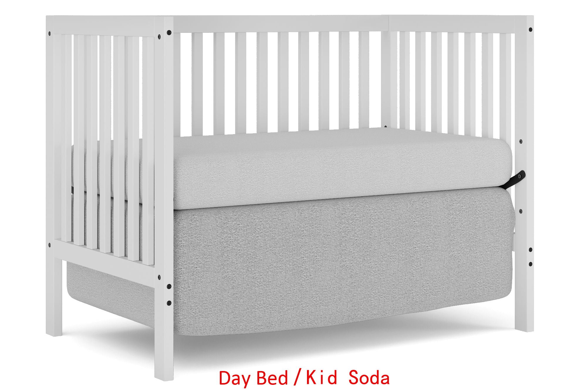 Crib 5 In 1 Convertible, Converts From Baby Crib To Toddler Bed, Fits Standard Full Size Crib Mattress