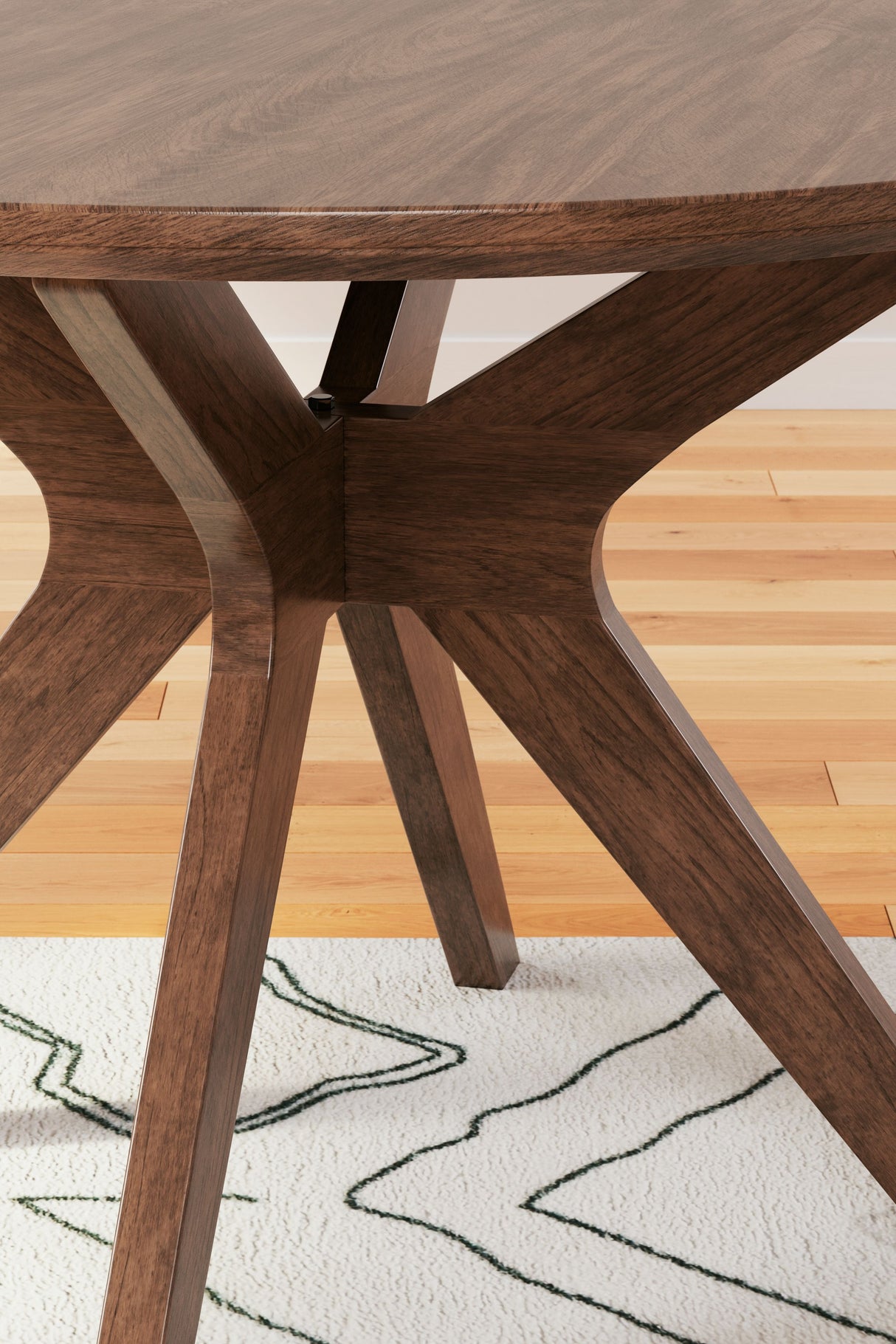 Lyncott - Brown - Round Dining Room Table by Signature Design by Ashley® | Bel Furniture