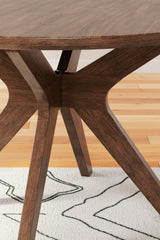 Lyncott - Brown - Round Dining Room Table by Signature Design by Ashley® | Bel Furniture