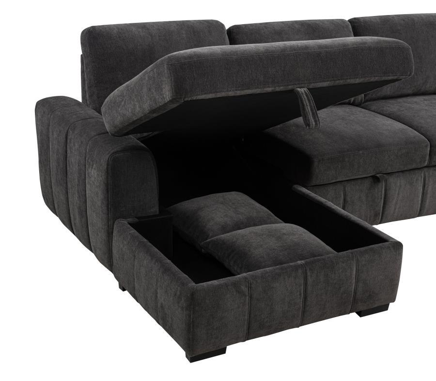 Pastrana - Upholstered Sleeper Sectional Sofa