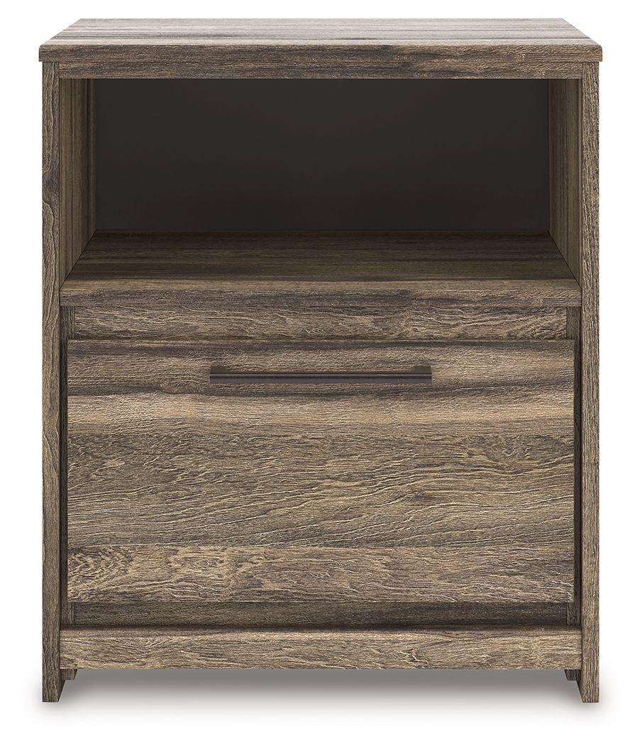Elbrim - Brown - One Drawer Night Stand by Signature Design by Ashley® | Bel Furniture