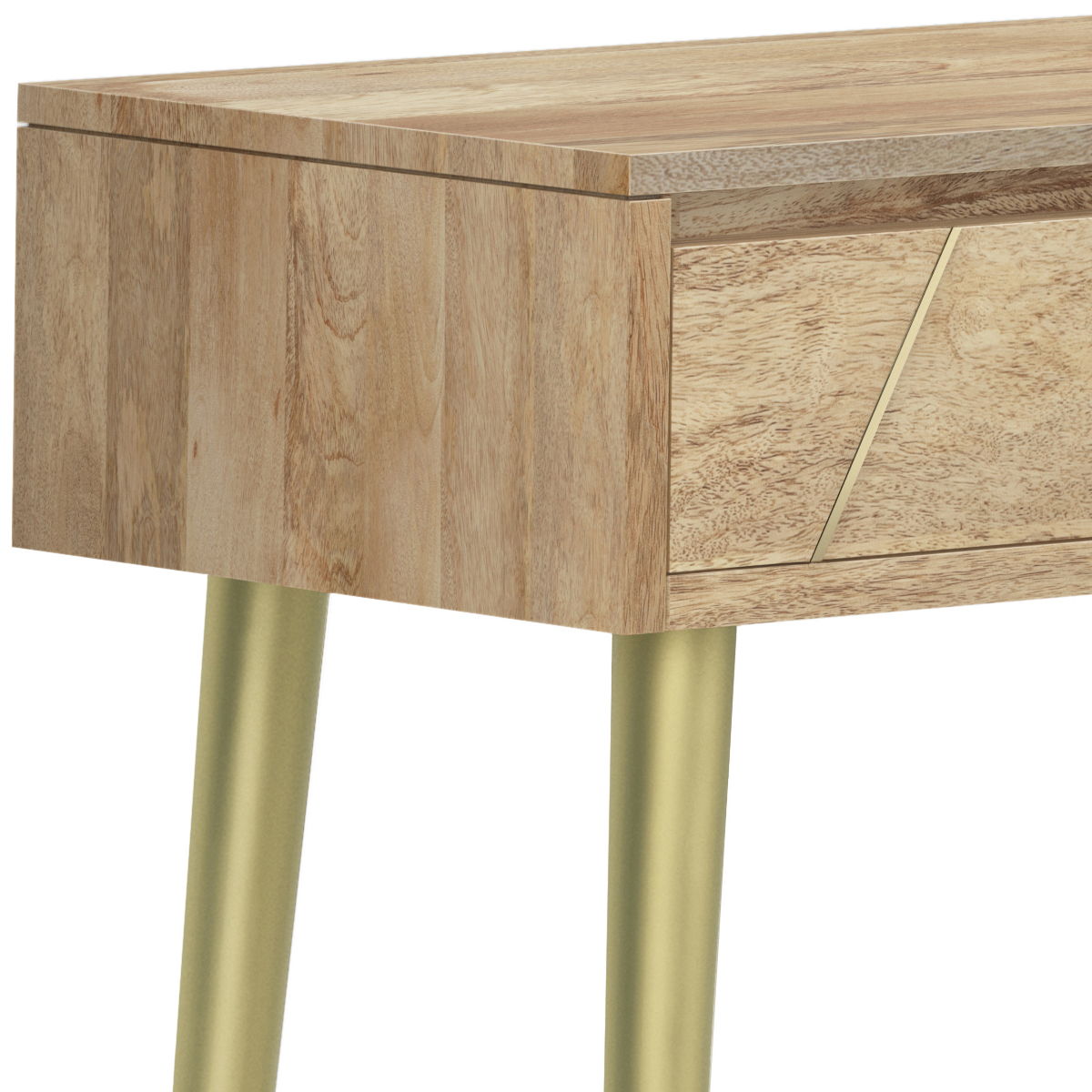 Jager - Console Table - Natural by Simpli-Home | Bel Furniture