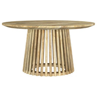 Touhy - Round Solid Wood Table Light Brown Coffee Tables by Coaster Fine Furniture | Bel Furniture
