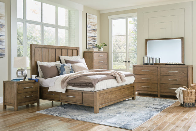 Cabalynn - Storage Bedroom Set Light Brown by Signature Design by Ashley® | Bel Furniture