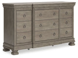 Lexorne - Dresser - Gray