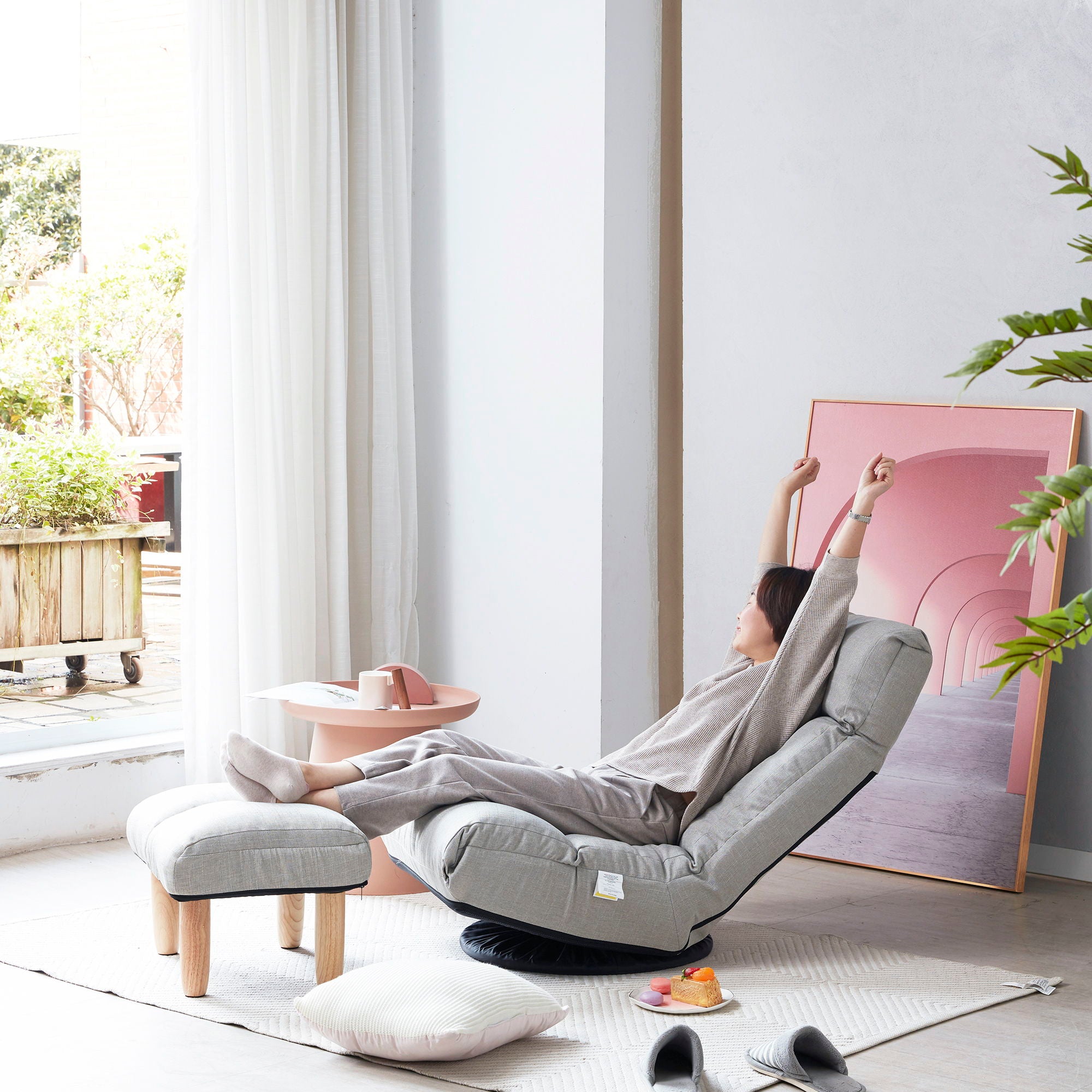 Reclining Chair - Gray