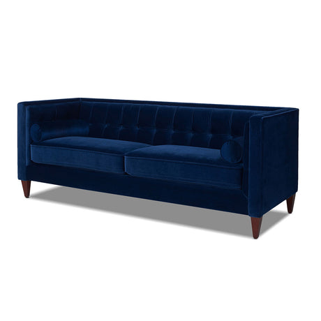 Jack - Modern Tuxedo Tufted Sofa - Navy Blue - view 10