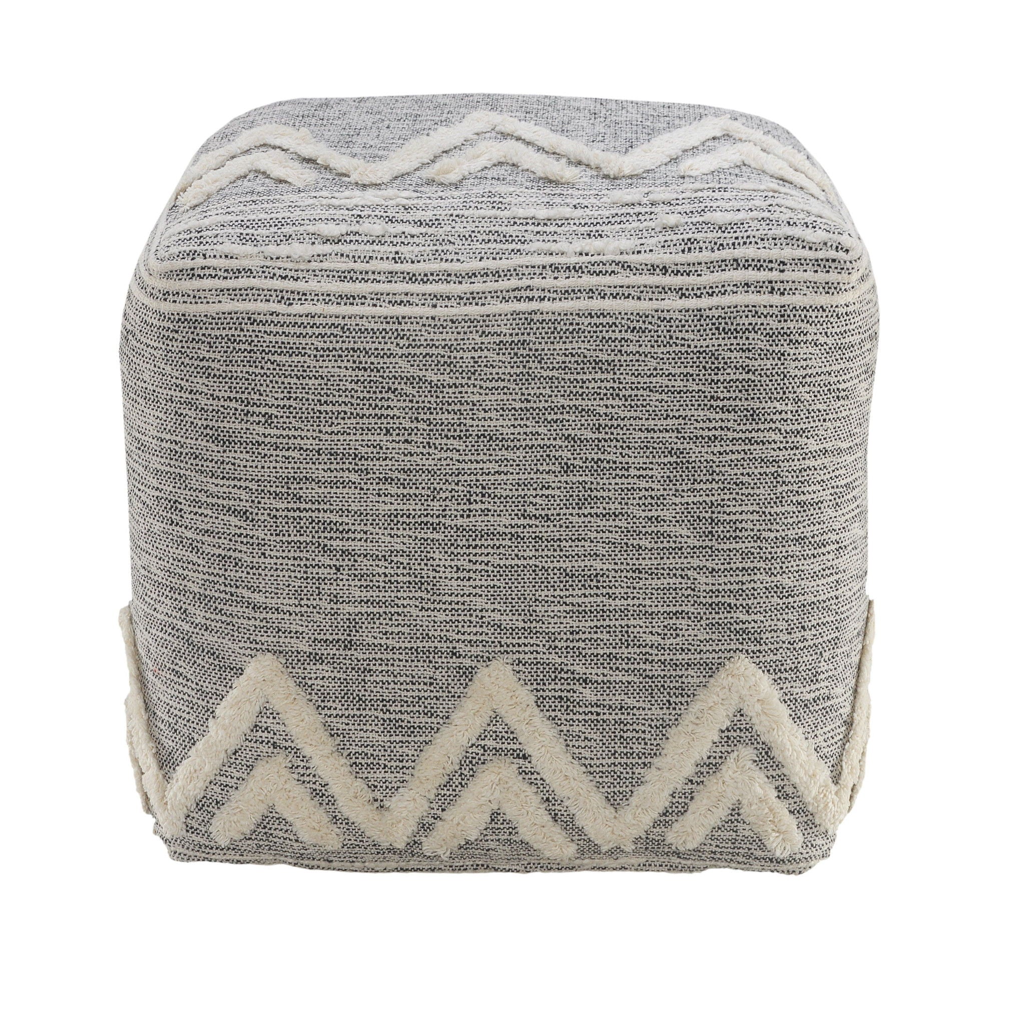 Polyester Ottoman - Gray