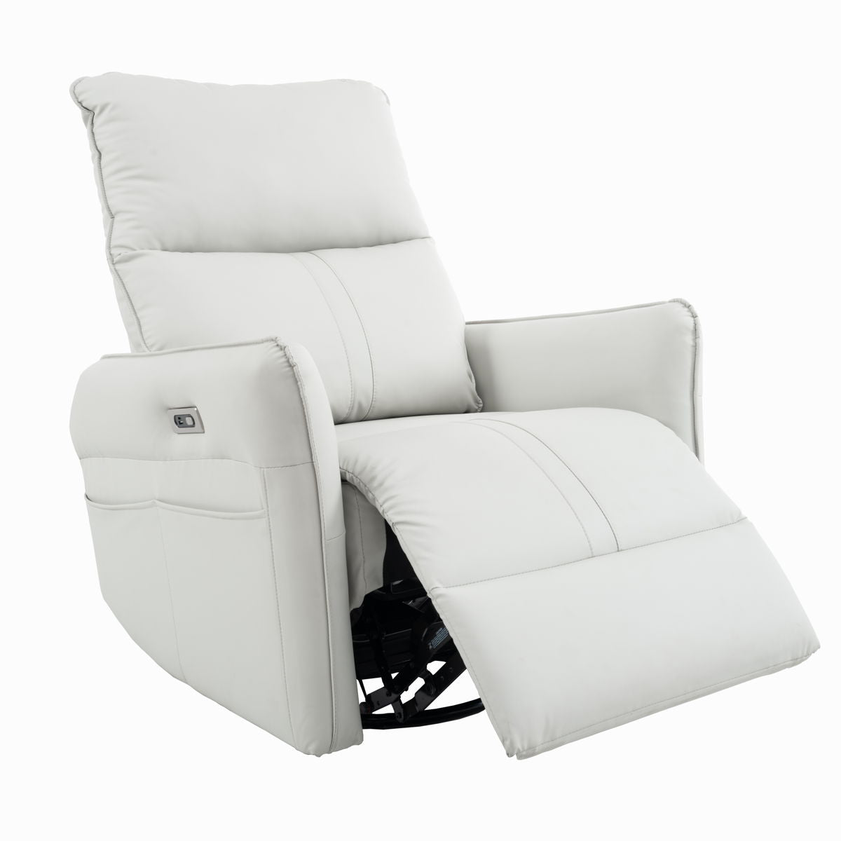 29.92" 270 Power Swivel Rocker Recliner Chair, Electric Glider Reclining Sofa With USB Ports, Power Swivel Glider, Rocking Chair Nursery Recliners For Living Room Bedroom