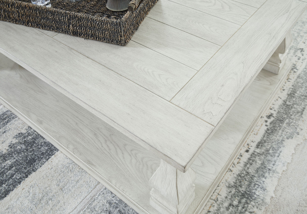 Arlendyne - Antique White - Rectangular Cocktail Table by Signature Design by Ashley® | Bel Furniture