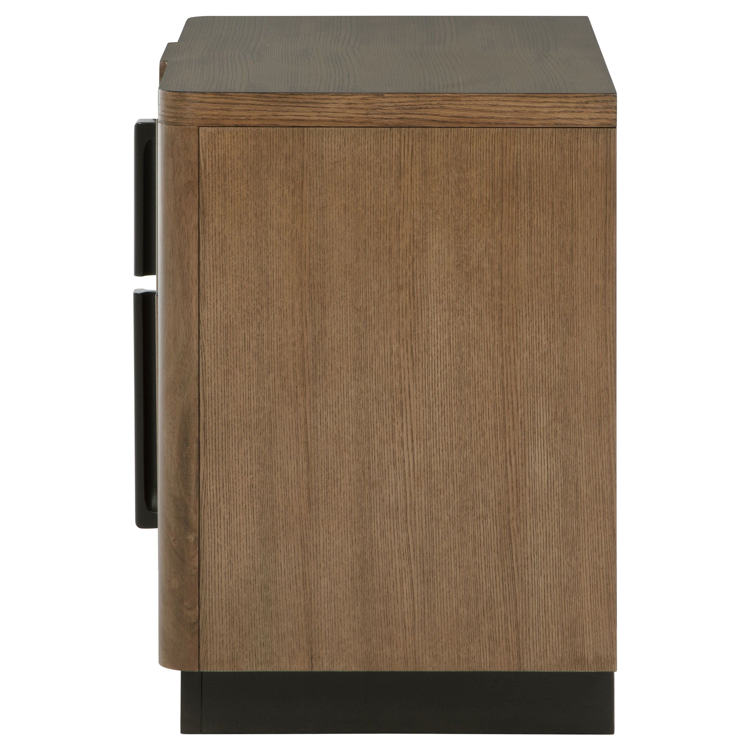 Terrace - 2-Drawer Nightstand Bedside Table - Ash Brown