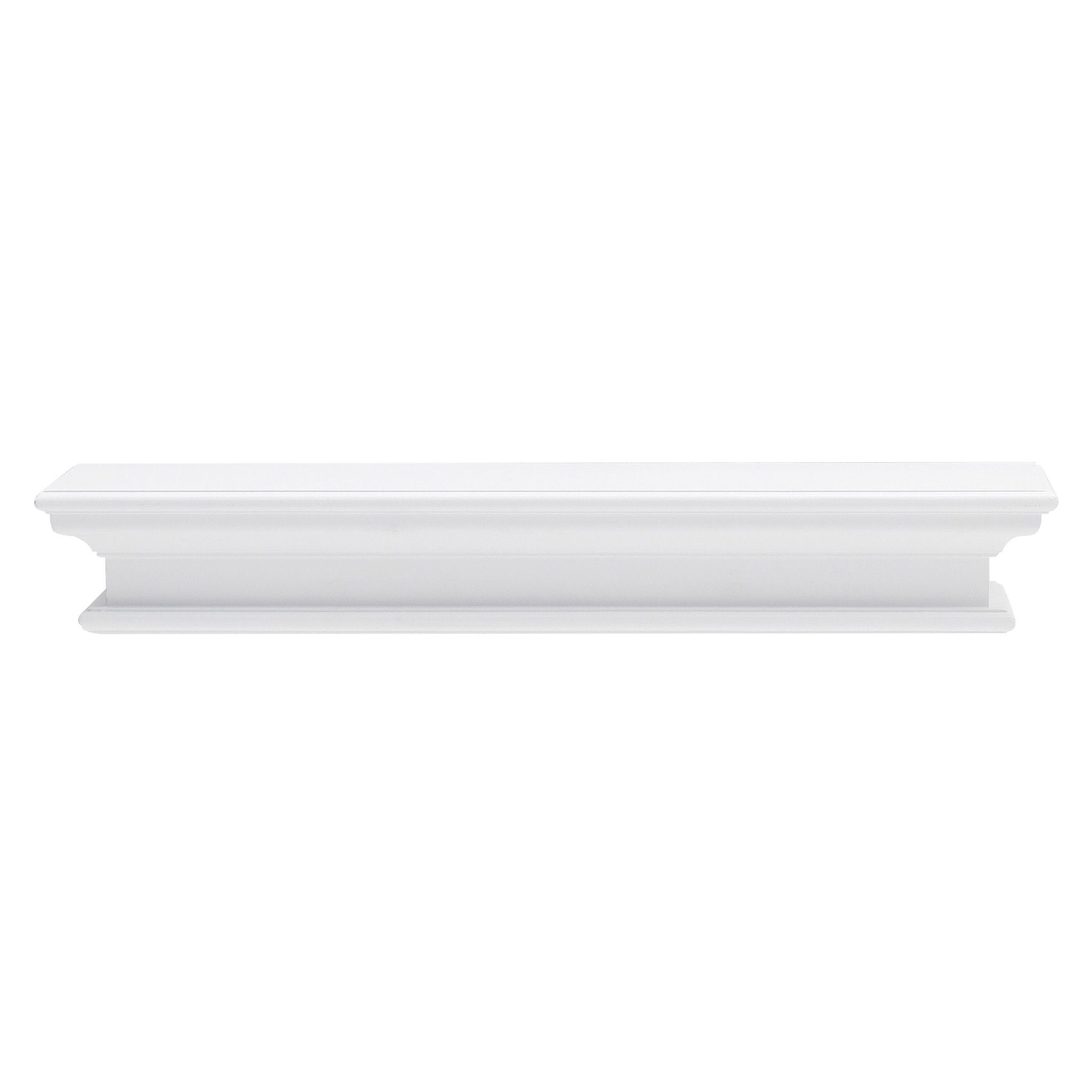 Classic Floating Wall Shelf - White