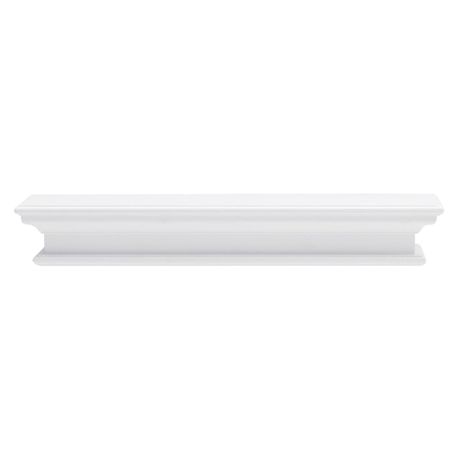 Classic Floating Wall Shelf - White