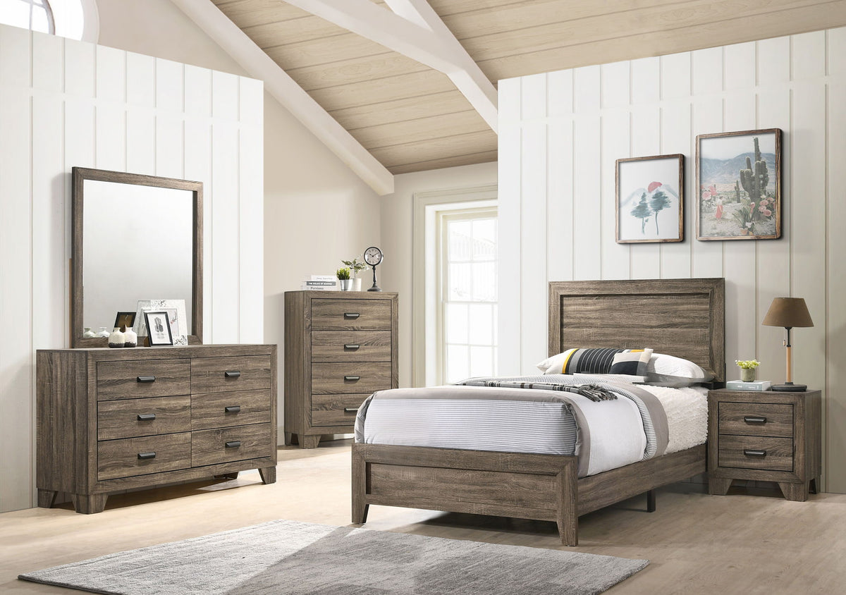 Millie - Bedroom Set Gray by Crown Mark | Bel Furniture