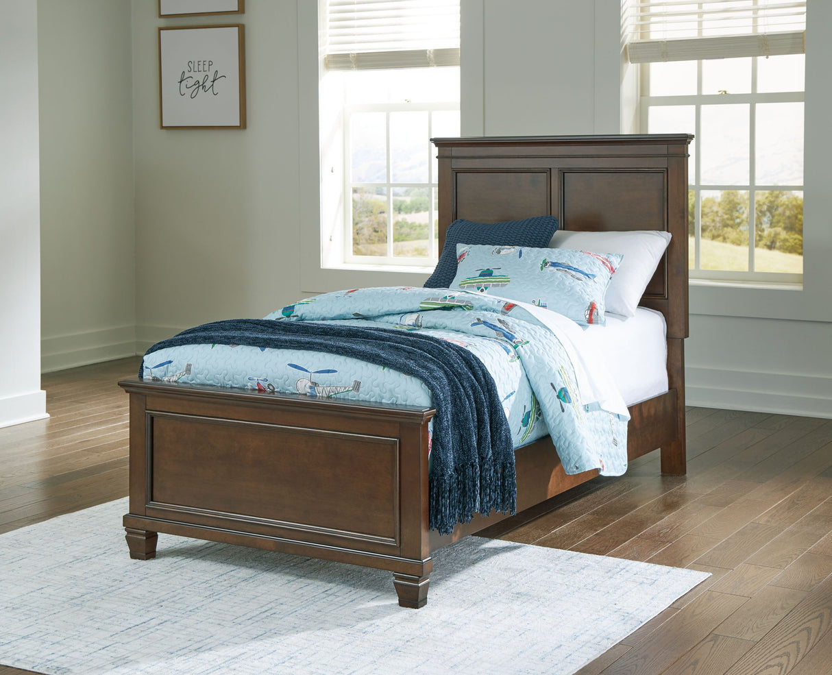 Danabrin - Twin Panel Bed - Brown