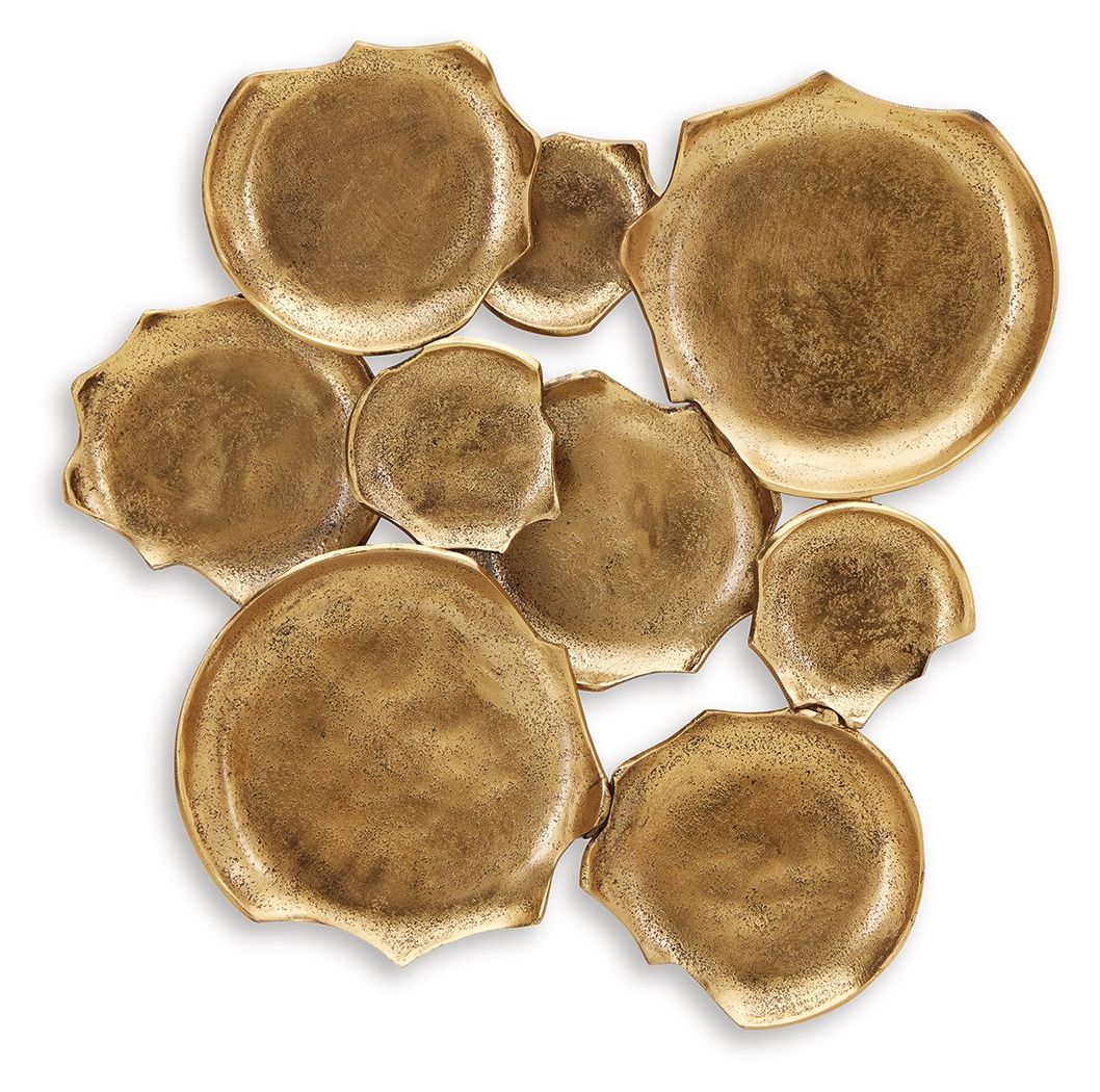 Gageton - Antique Gold Finish - Wall Decor by Signature Design by Ashley® | Bel Furniture