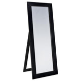Cadence - Tempered Glass Full Length Mirror Black by Coaster Fine Furniture | Bel Furniture