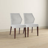 Luca - Dining Chair (Set of 2) - Light Gray by Ashcroft Furniture | Bel Furniture