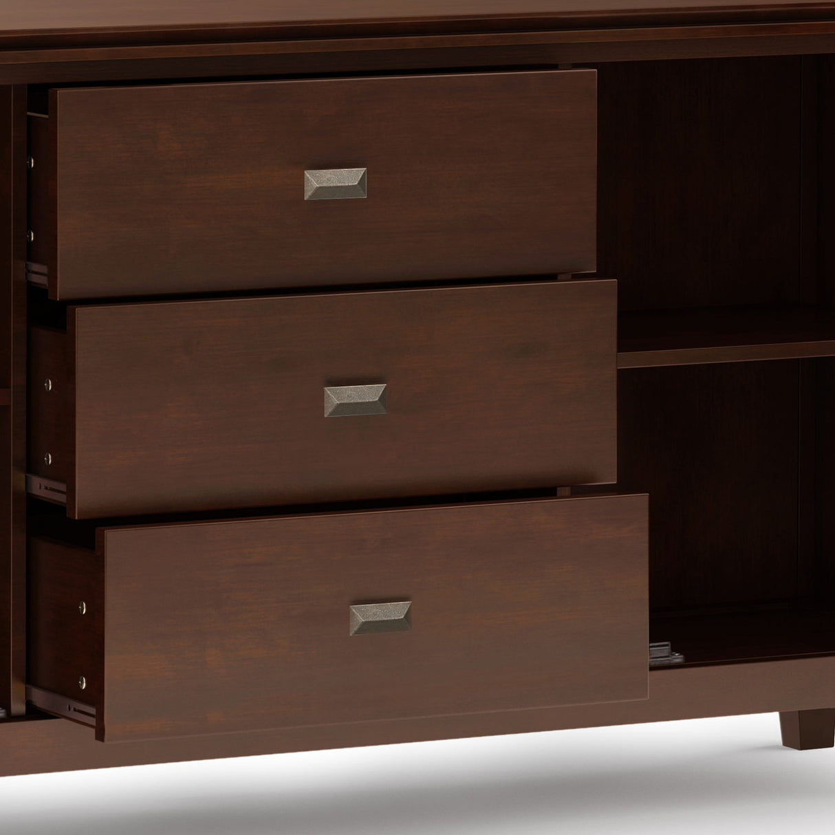 Artisan - Large Sideboard Buffet - Russet Brown by Simpli-Home | Bel Furniture