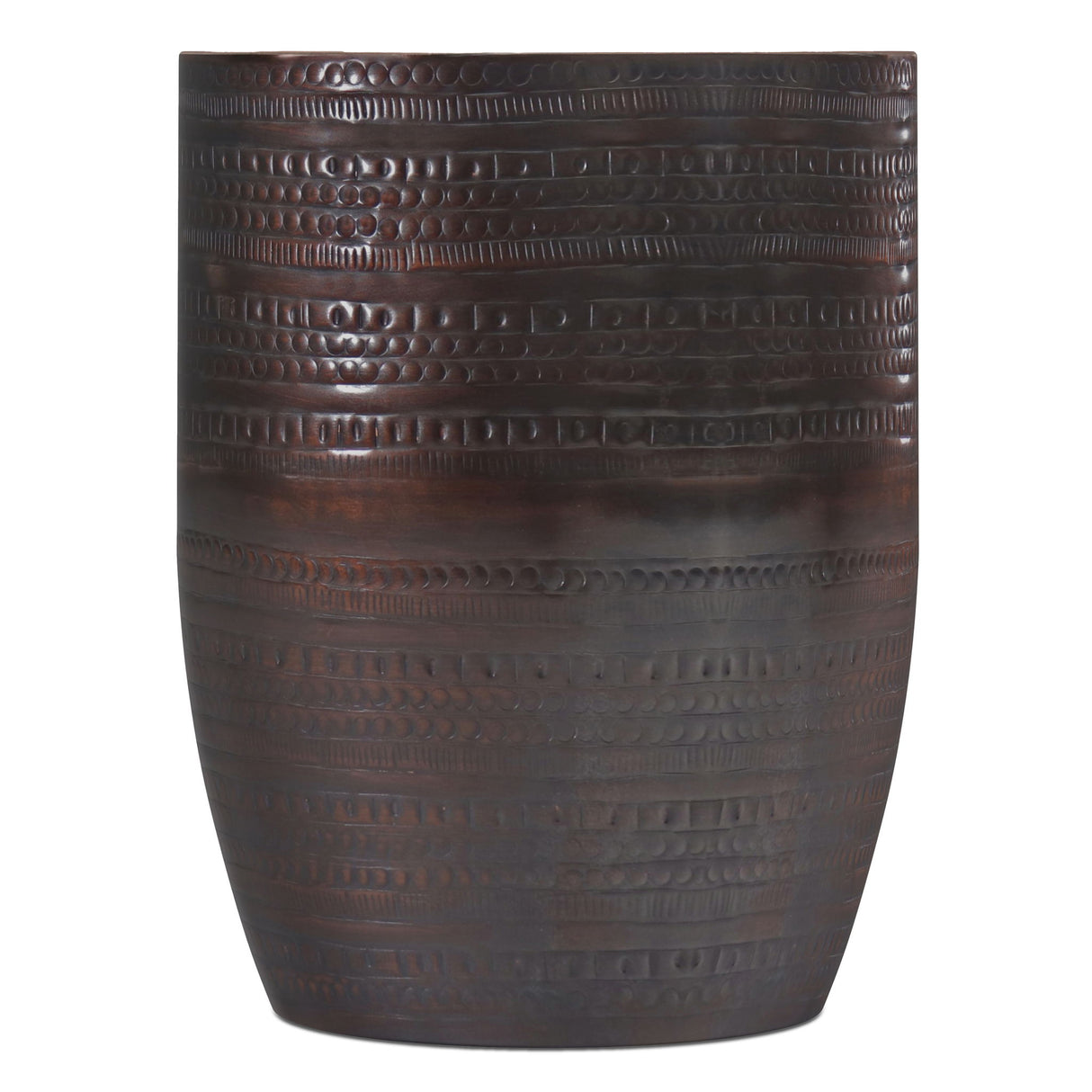 Johnsen - Handcrafted Large Metal Accent Table