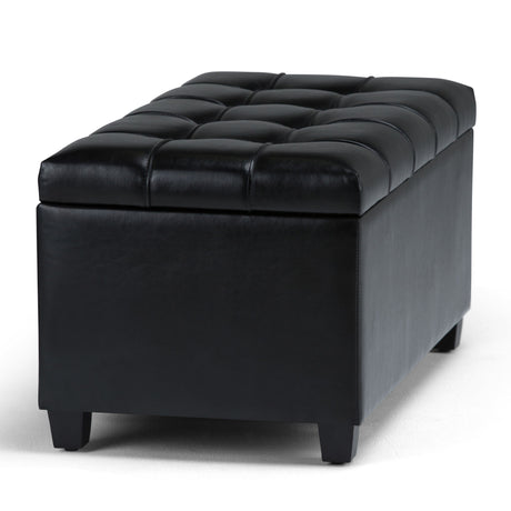 Sienna - Upholstered Storage Ottoman Bench - view 21