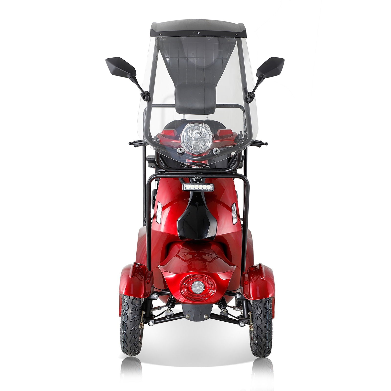 Fastest Mobility Scooter With Four Wheels For Adults & Seniors - Red