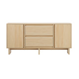 Scandi - Sideboard With Beveled Drawers by Walker Edison | Bel Furniture