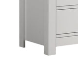 Cassini - 6 Drawer Dresser - White by Lilola Home | Bel Furniture