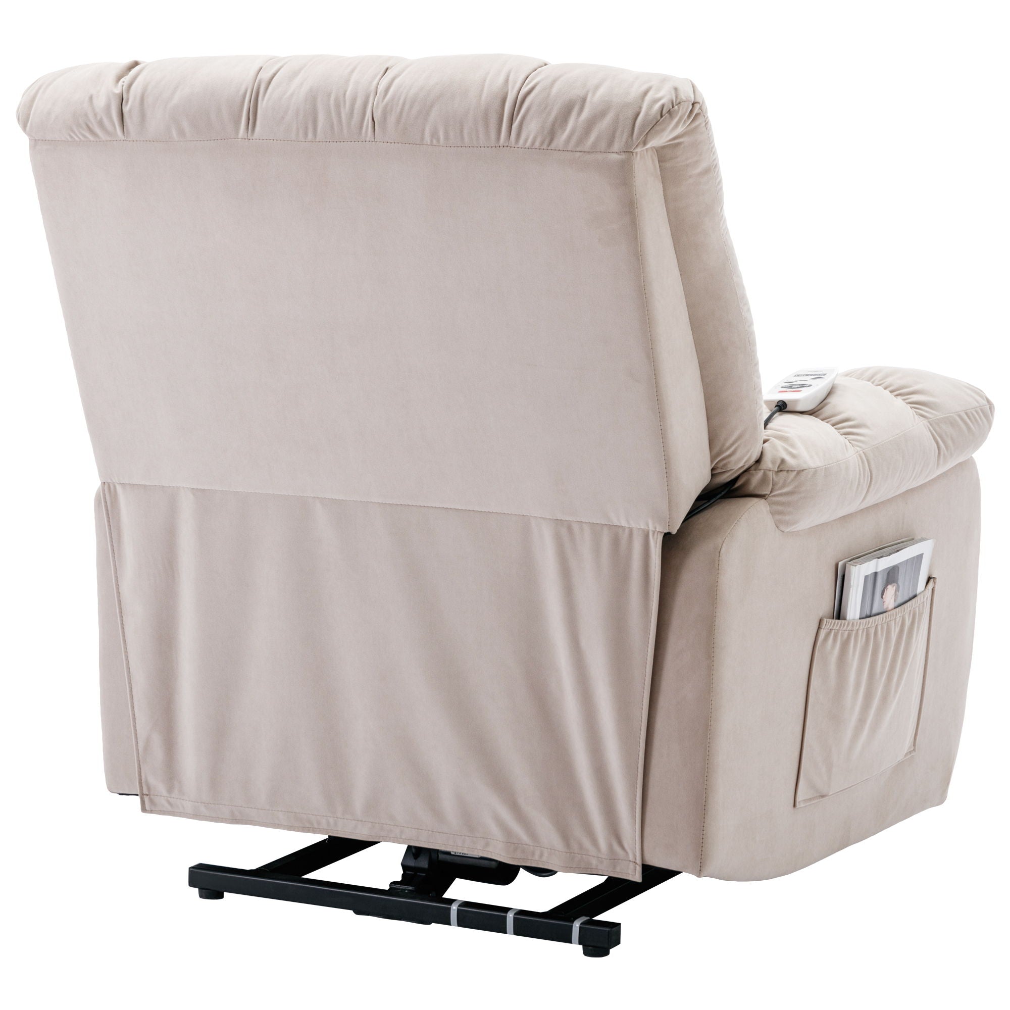 Massage Recliner Chair Electric Power Lift Recliner Chairs With Heat, Vibration, Side Pocket For Living Room Bedroom